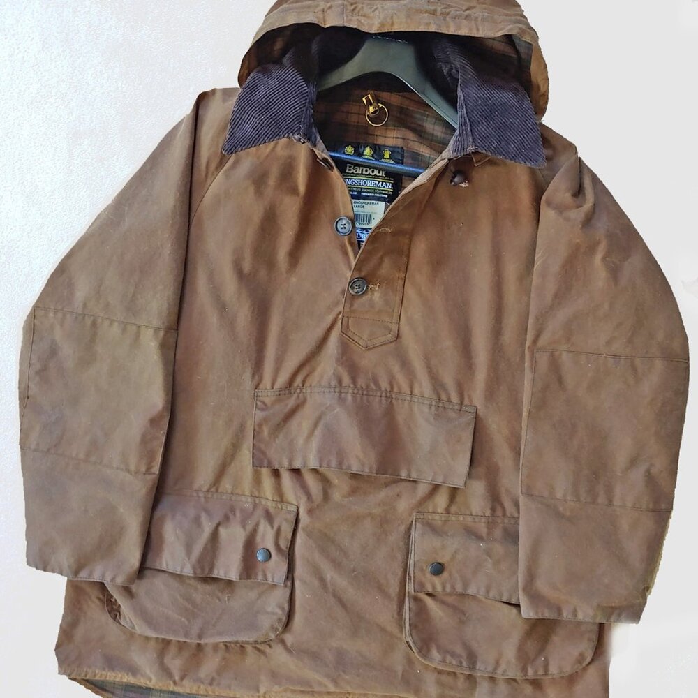 Barbour Longshoreman Smock A60 Waxed Made in England Vintage